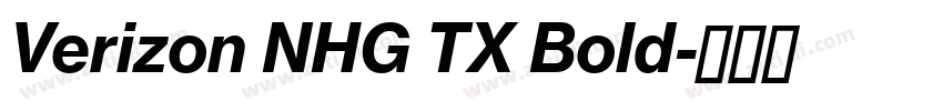 Verizon NHG TX Bold字体转换